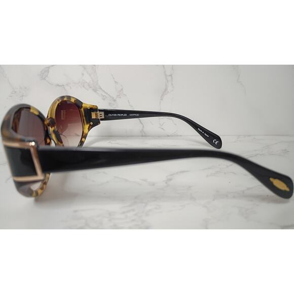 NEW Oliver Peoples Rosina Tortoise/Black Womens Sunglasses - Picture 2 of 7